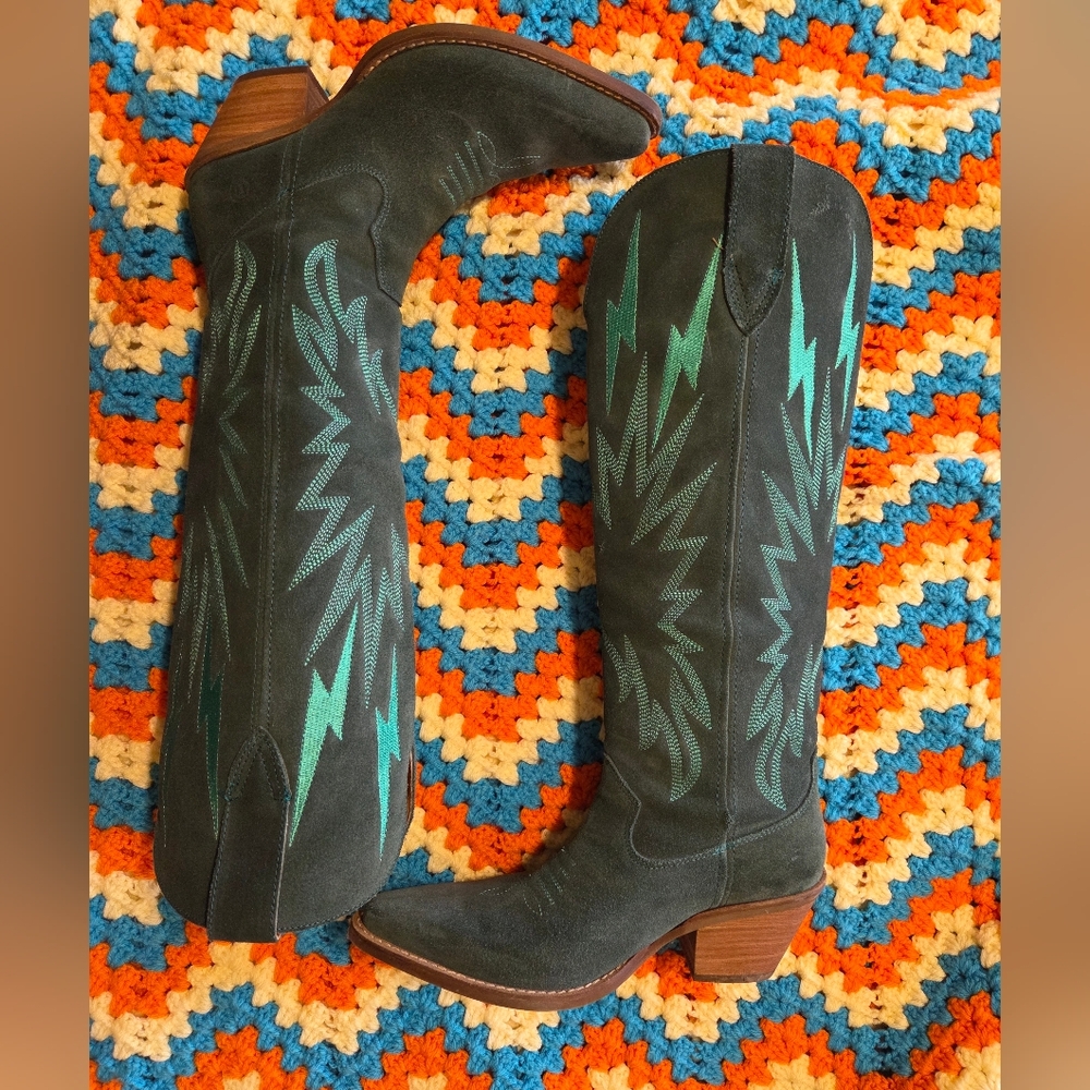 Dingo Thunder Road Green Cowboy 6.5